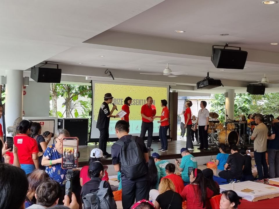 NTUC Migrant event stage